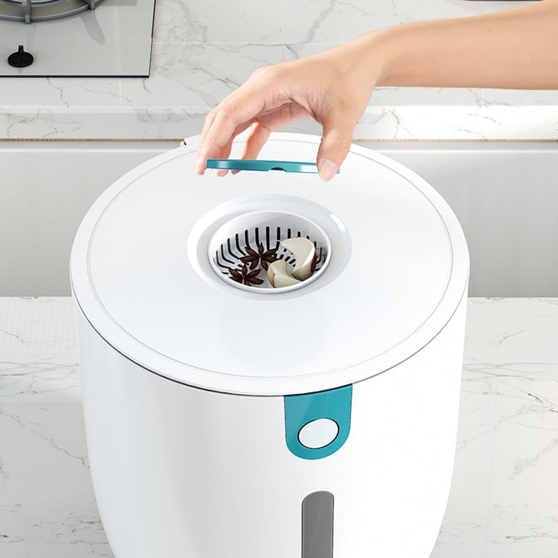 THÙNG GẠO CHỐNG ẨM 12 KG HÌNH TRỤ TIỆN LỢI. | BigBuy360 - bigbuy360.vn