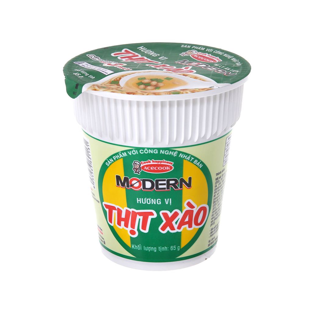 Mì Modern thịt xào ly 65g