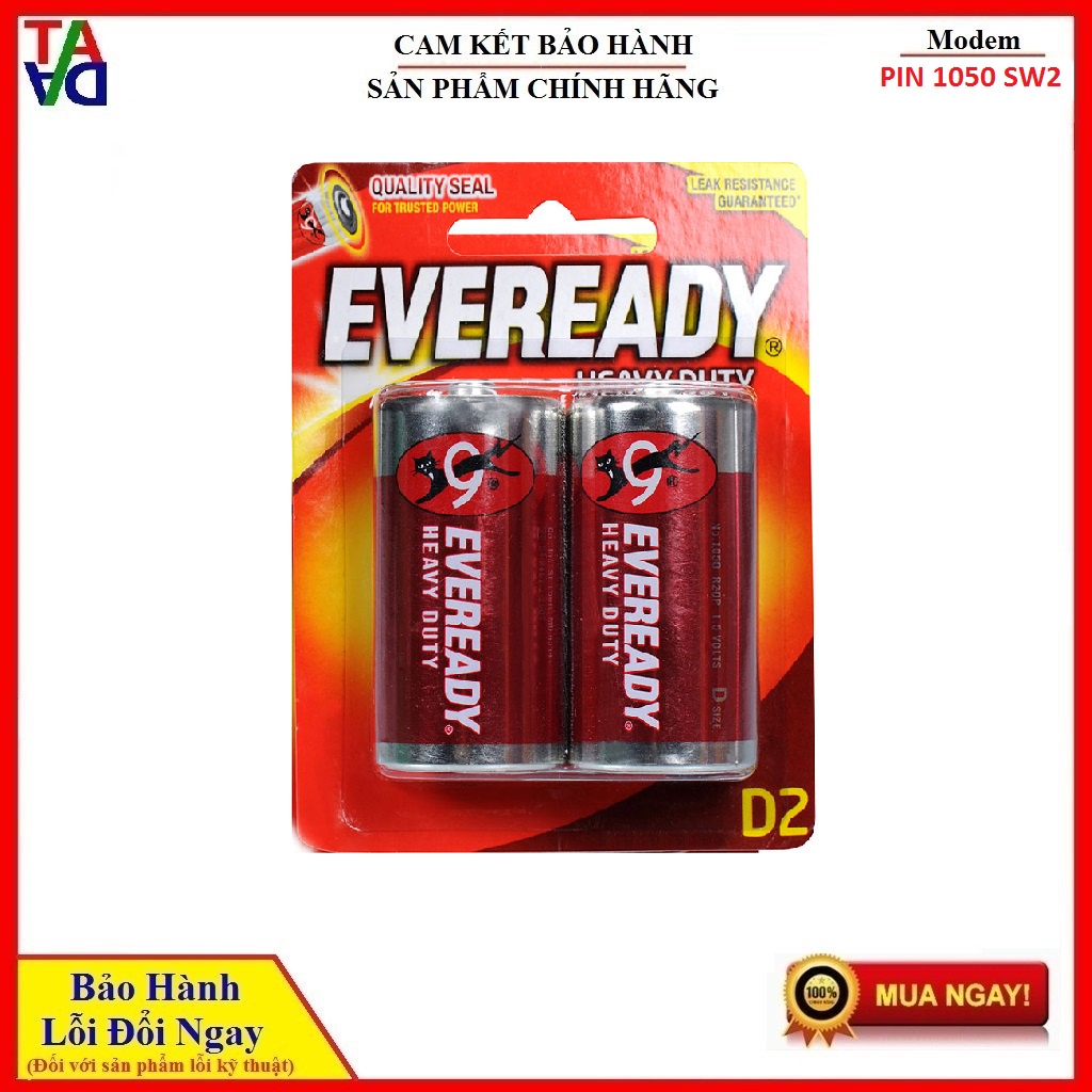 PIN ĐẠI EVEREADY HD D 1050 SW2 - HÀNG CHÍNH HÃNG