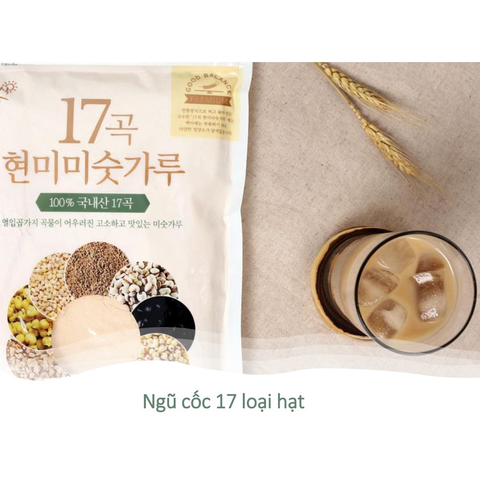 Ngũ cốc Hàn Quốc dạng túi zip 500gr tiện lợi