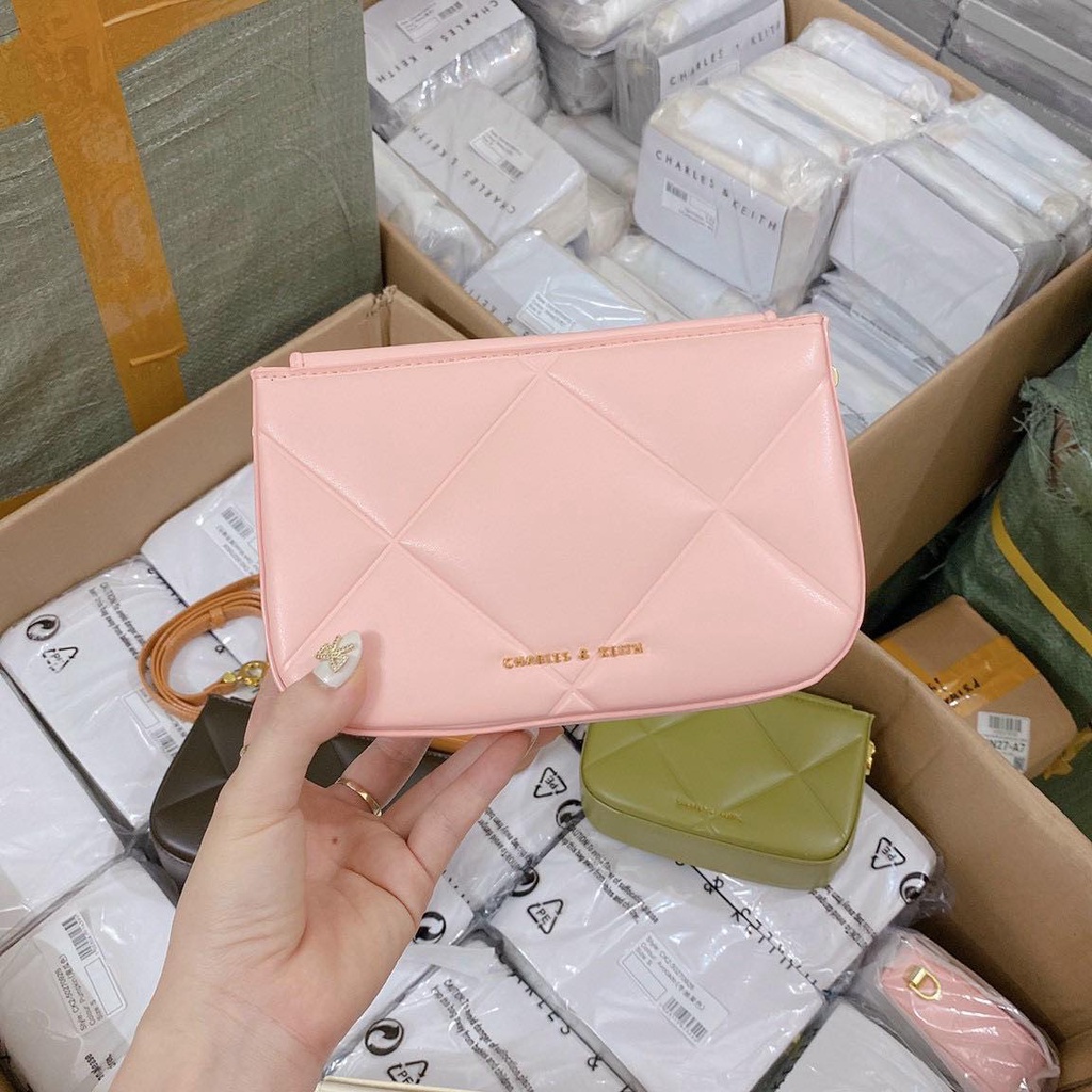 Túi xách đeo chéo vân đá cnk, túi cầm tay Jansi - likeaut sz18