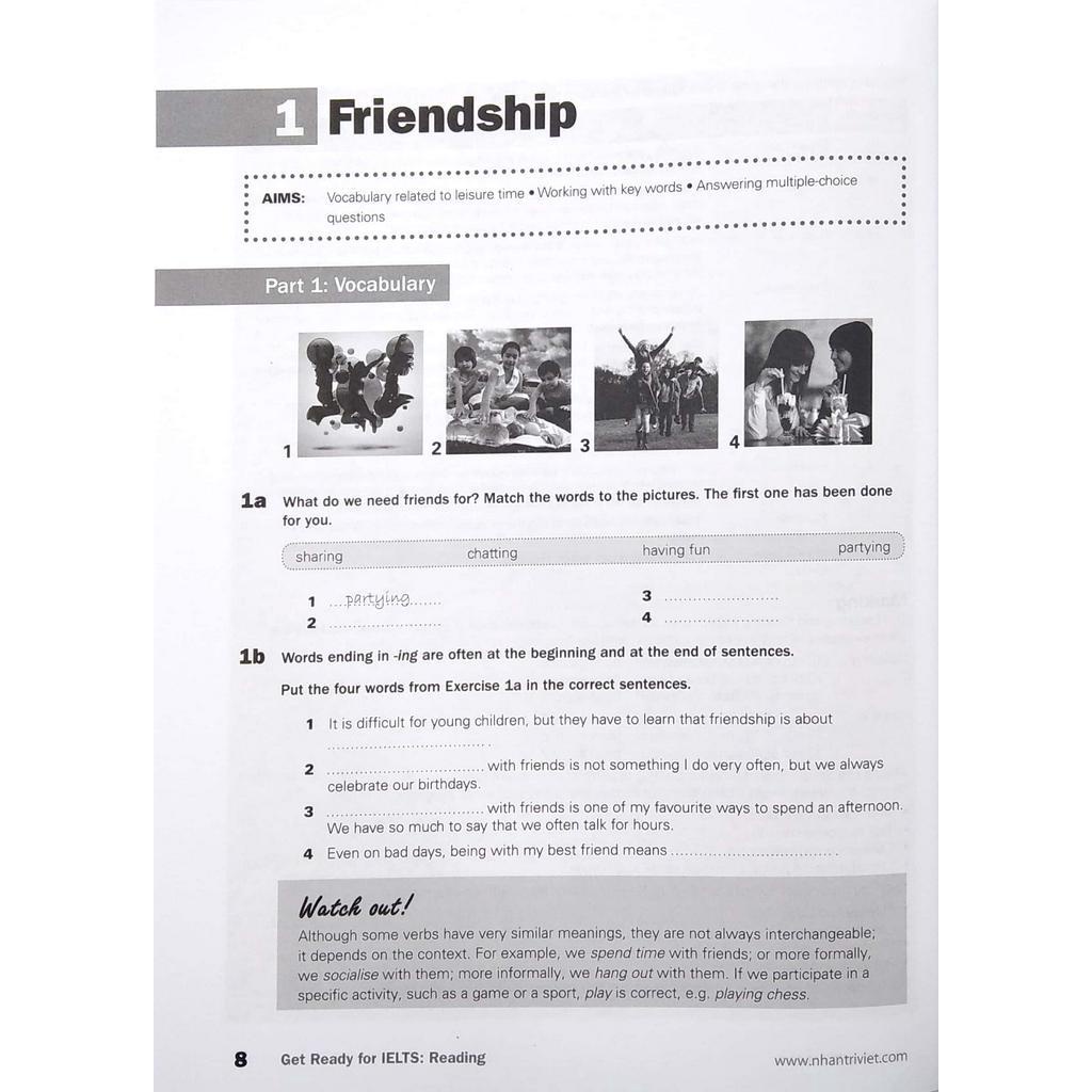 Sách Collins - Get Ready For Ielts - Reading (Pre-Intermediate A2+)