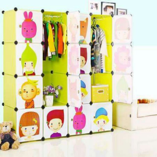 Tủ nhựa lắp ghép 16 ngăn
