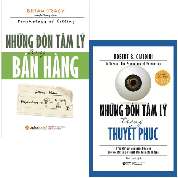 Sách Combo Sách Những Đòn Tâm Lý Trong Bán Hàng + Những Đòn Tâm Lý Trong Thuyết Phục (Bộ 2 Cuốn)