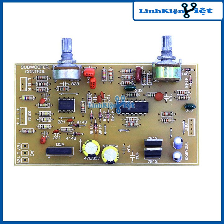 Board Sub (Tần Số 40hz-250hz) Dùng Cho Các Thùng Loa Sub