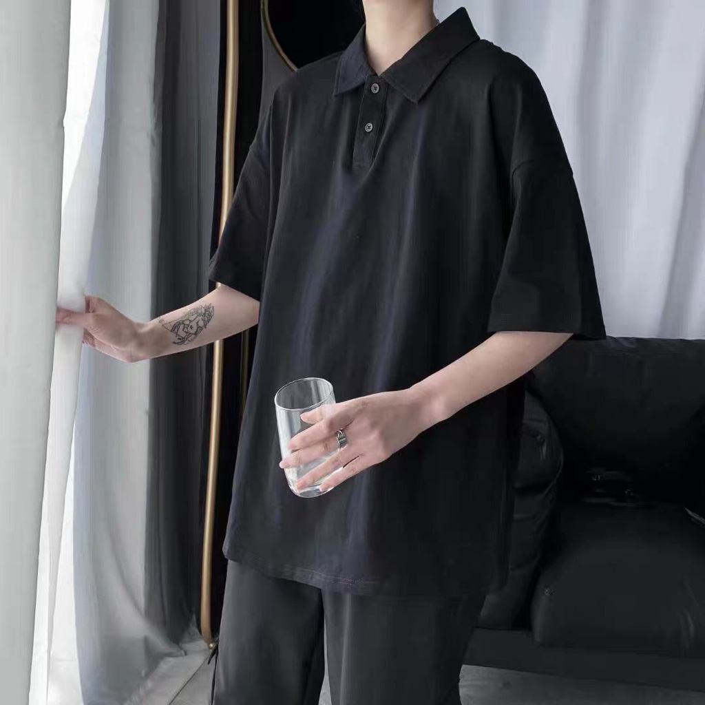 Áo Polo Cổ Bẻ Nam Nữ Unisex Chất Vải Thun Cotton Trơn Basic MAP005CT | BigBuy360 - bigbuy360.vn