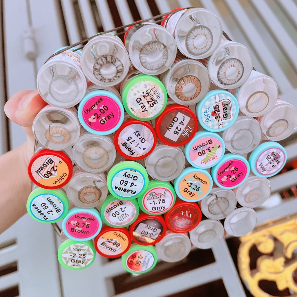 Kính Áp Tròng Lens Mắt Cận Các Độ Từ 1 Đến 5 Độ [Chính Hãng]