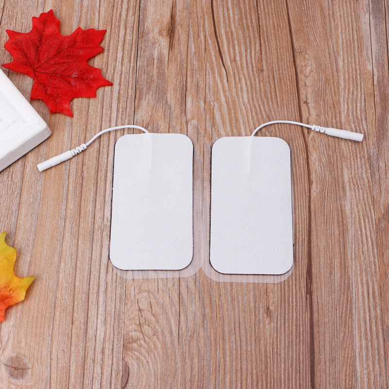 1 Cặp Miếng Dán Điện Cực Lớn 90x50mm Có Thể Tái Sử Dụng Cho Máy Tens Machine