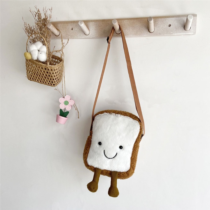 Youyo Túi Đeo Chéo Hình Bánh Mì Nướng Đựng Điện Thoại Thân Thiện Với Da