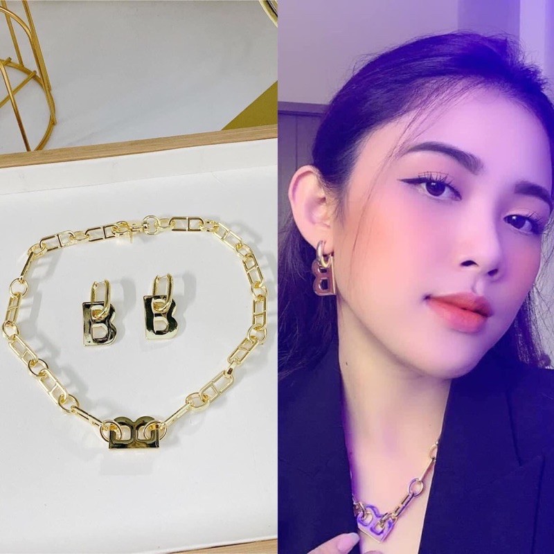 SET VÒNG CỔ CHOKER B XÍCH