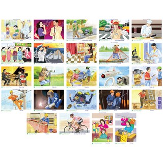 Tranh ảnh một số nghề nghiệp, cho bé nhận biết