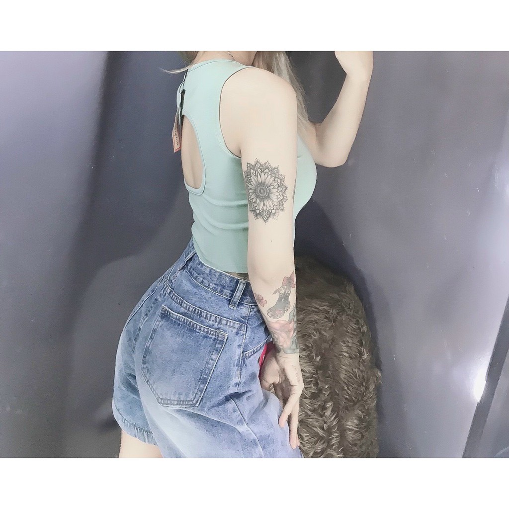 Áo ba lỗ kiểu khoét hở lưng siêu hot hit