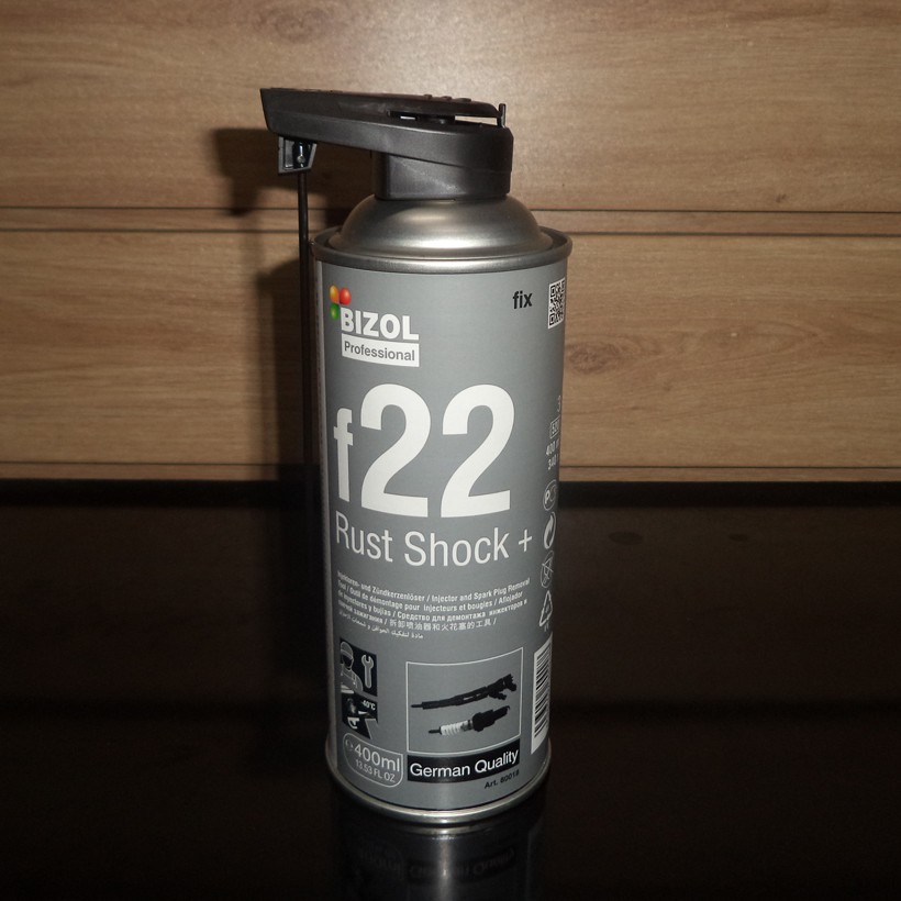 Chất xịt phá gỉ Bizol Rust Shock+ f22 400ml