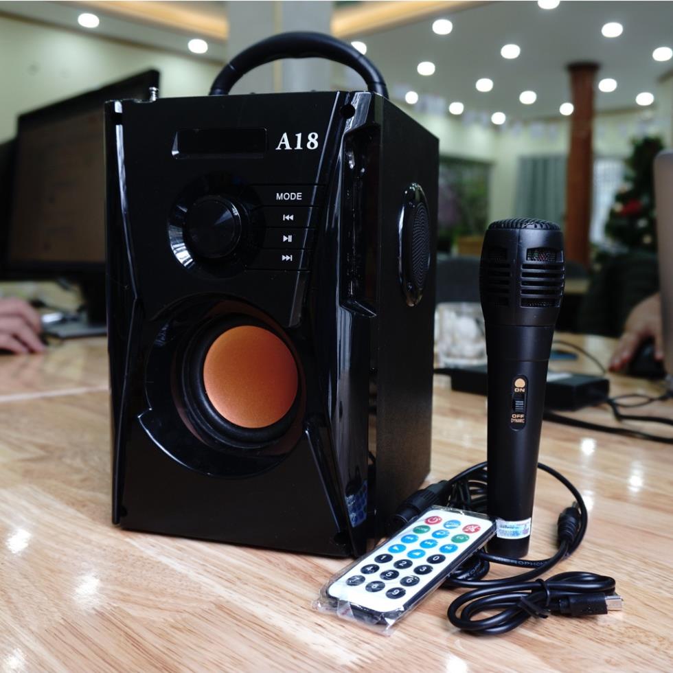 Loa A18 HOZITO &amp; A300 cao cấp version 2022 + TẶNG MIC HÁT, loa hát Karaoke Bluetooth cầm tay, bảo hành chính hãng