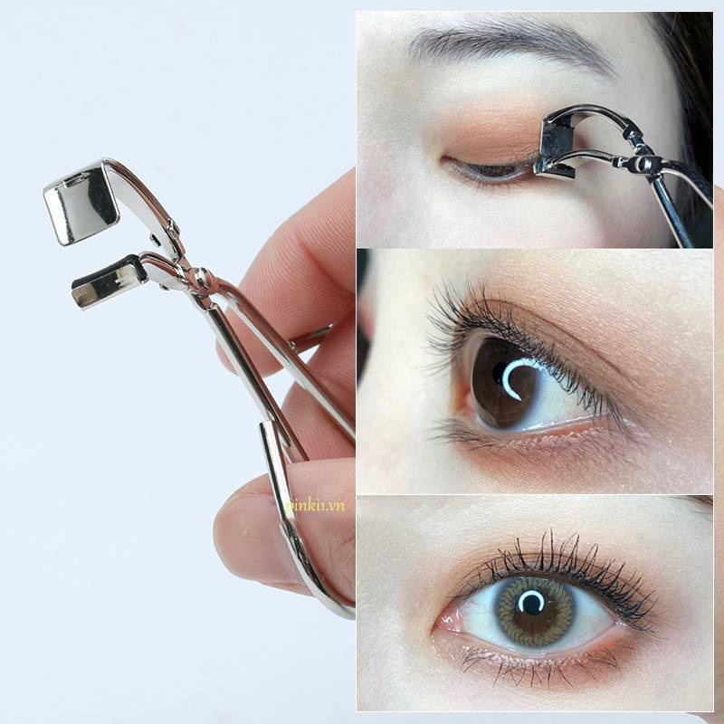 [Hàng mới về] Dụng cụ kẹp bấm cong lông mi hỗ trợ gắn mi giả GUICAMI bằng thép không gỉ đa năng
