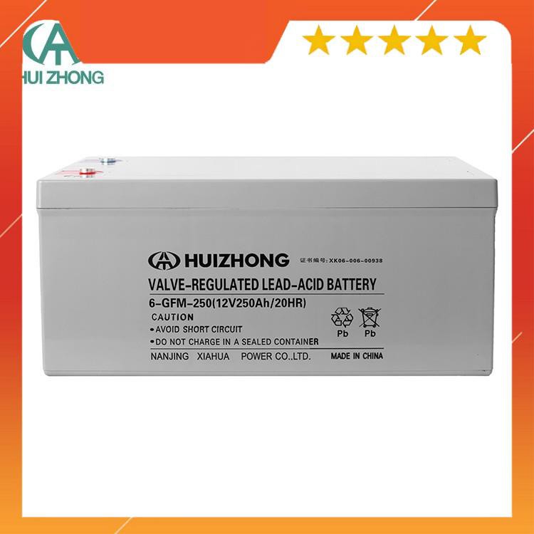 FREE SHIP ẮC QUY AXIT CHÌ KÍN KHÍ 12V 250AH CHU KỲ XẢ XÂU LƯU TRỮ ĐIỆN