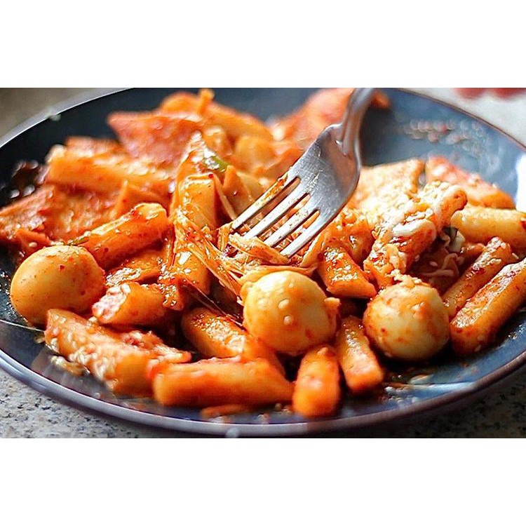 BÁNH GẠO TOKBOKKI HÀN QUỐC/Bánh Tteokbokki Foseca vị truyền thống tiện lợi cho nấu lẩu, sốt cay kim chi