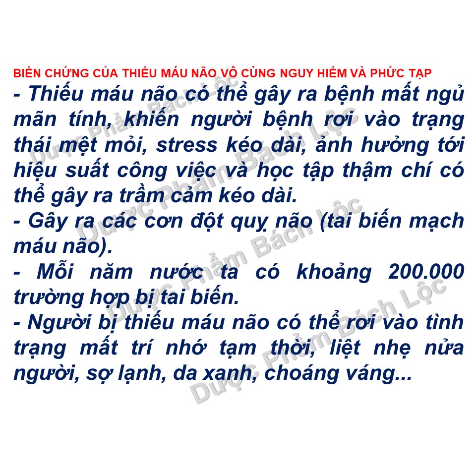 Viên Uống Bổ Não Thông Mạch Brain Max 600mg Dùng cho người bị thiểu năng tuần hoàn não, thiếu máu gây đau đầu, chóng mặt