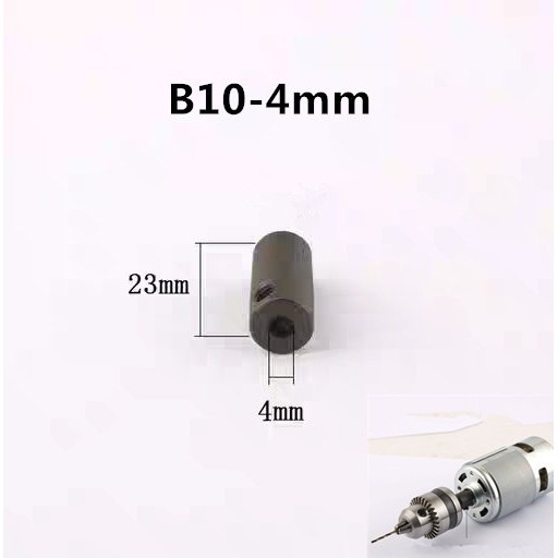 Trục chuyển đổi đầu kẹp mũi khoan B10-4mm