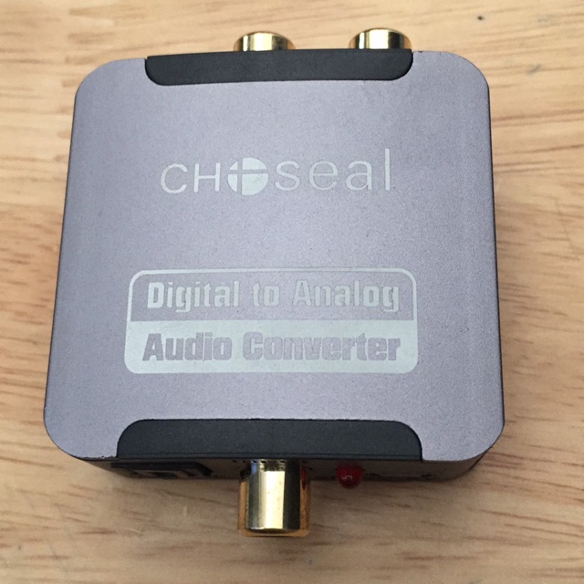 Optical to av , sản phẩm nhỏ gon dùng chuyển đổi âm thanh ánh sáng optical ra tín hiêu analog jack a