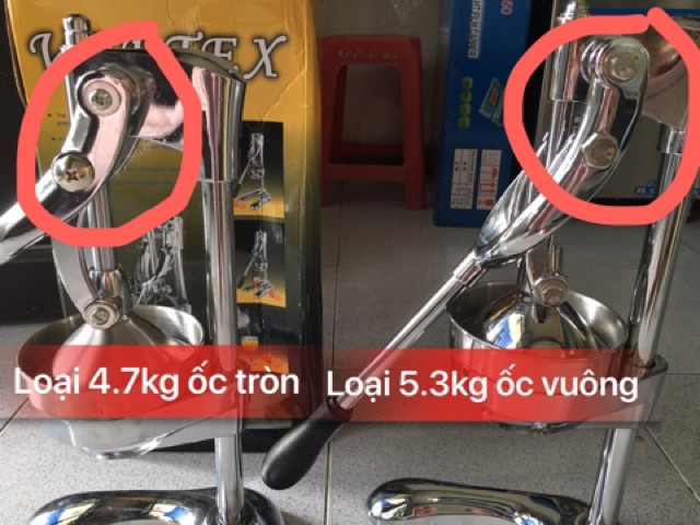 (Hình Thật) Máy Ép Cam Loại LỚN 5.3KG, MÁY ÉP CAM BẰNG TAY VORTEX MÁY ÉP BƯỞI ,MÁY ÉP CAM BẰNG TAY INOX