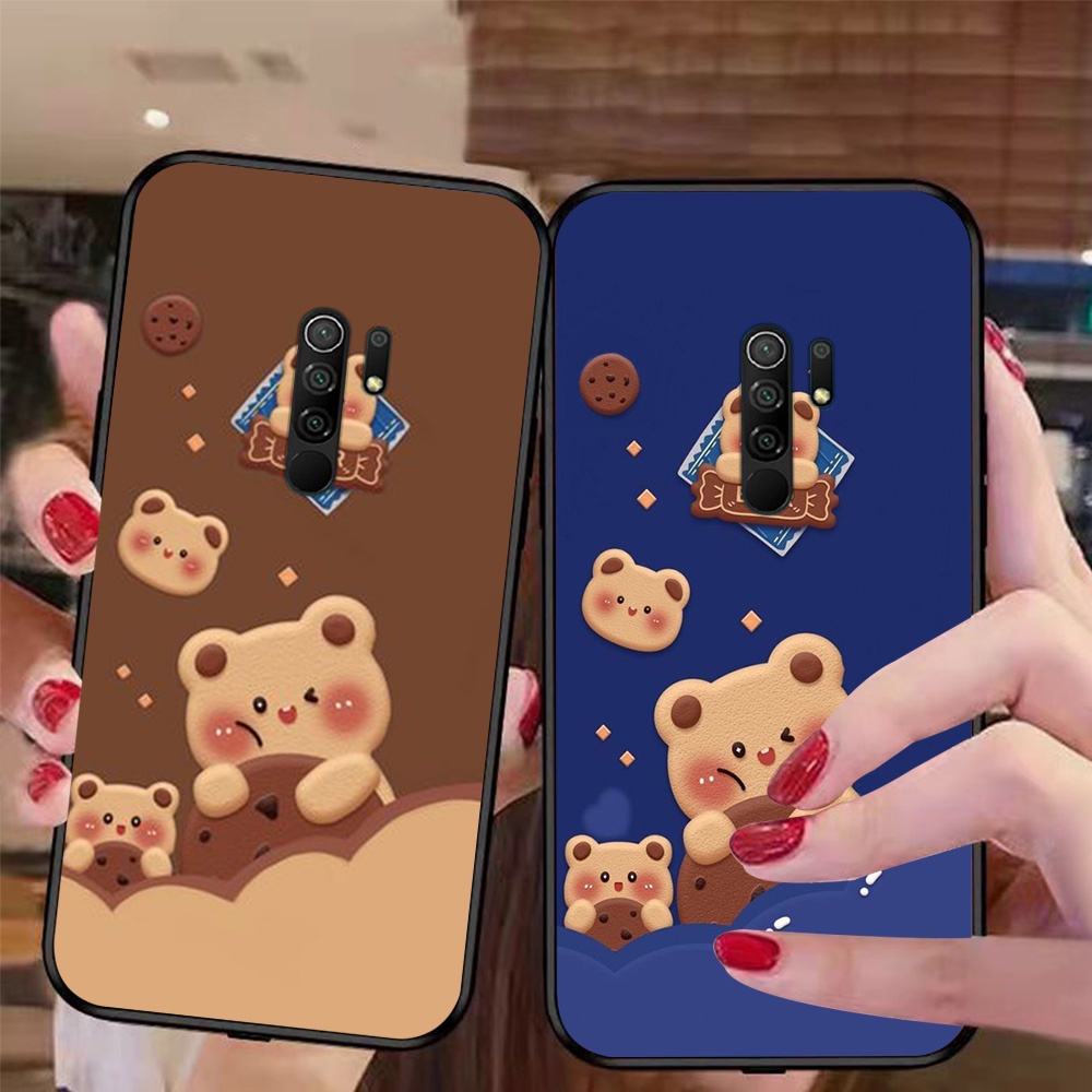 Ốp lưng điện thoại xiaomi redmi 9 in hình gấu nâu vô cùng đáng yêu