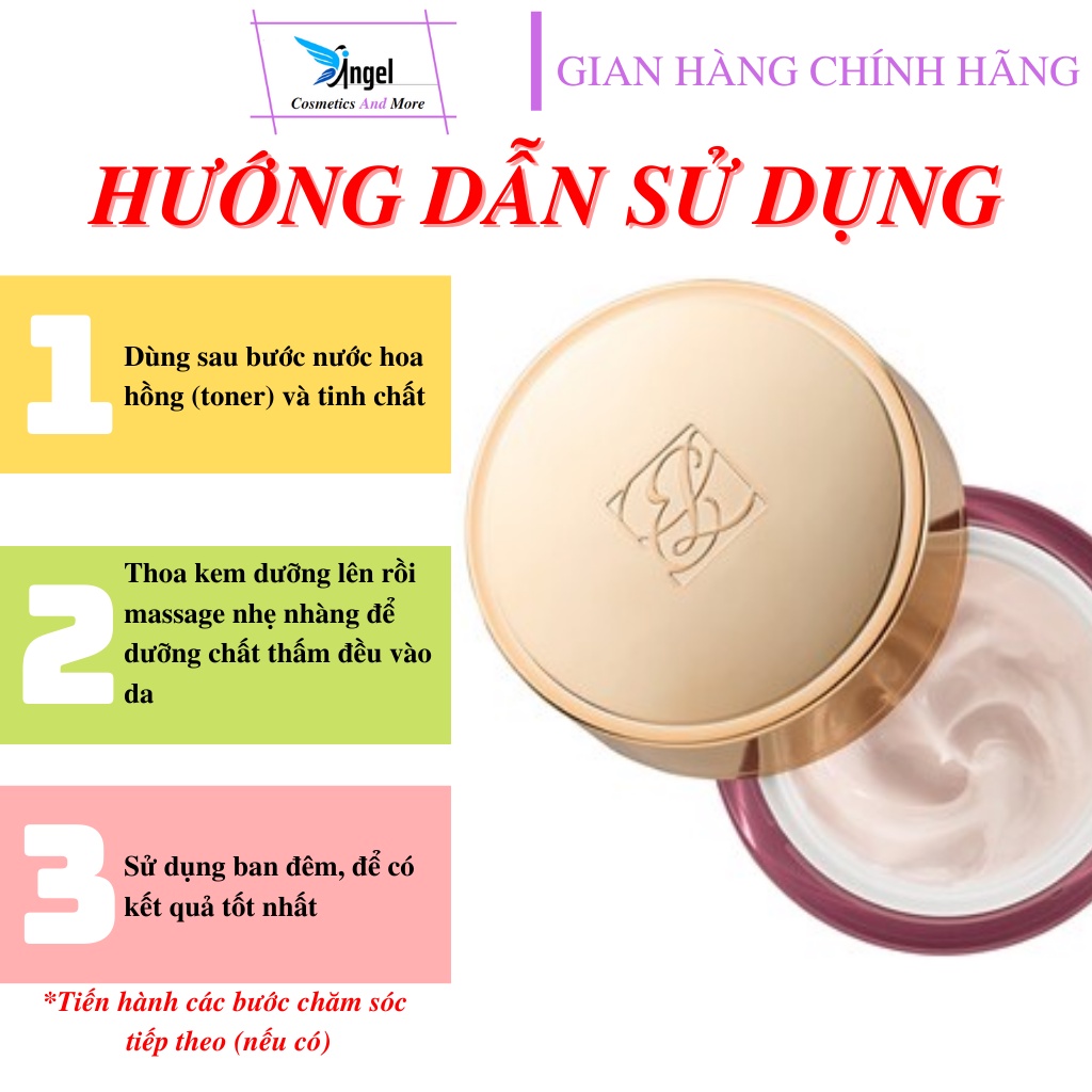 Kem dưỡng nâng cơ săn chắc ban đêm da mặt và cổ  Estee Lauder Resilience dưỡng da chuyên sâu 15ml