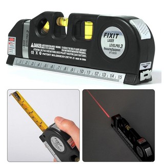 Thước laser đa năng cân bằng kèm thước kéo 2.5m