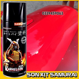 Sơn Samurai Màu Đỏ 6 - Chai Sơn Xịt Màu Đỏ Samurai 33/6