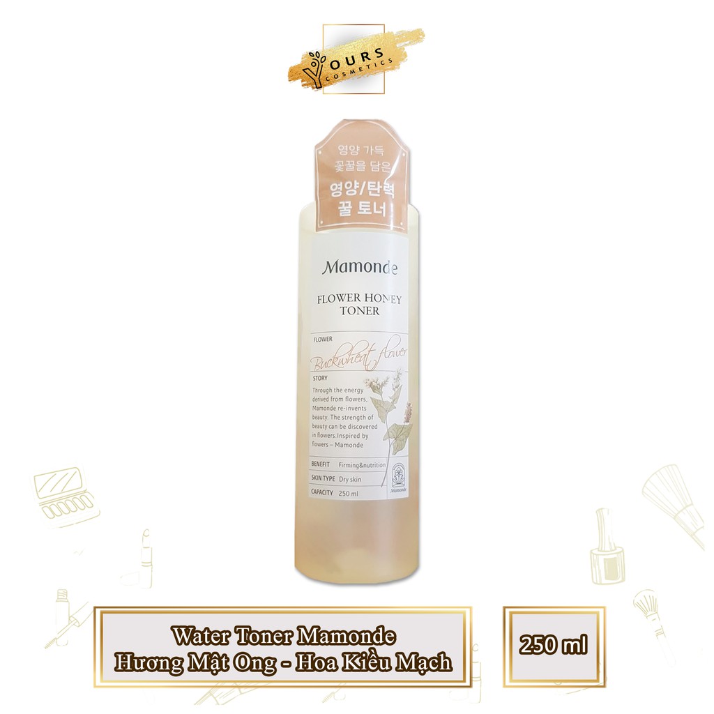 [Auth Hàn] Nước Hoa Hồng Mamonde Giúp Da Săn Chắc Mật Ong Mamonde Flower Honey Toner 250ml
