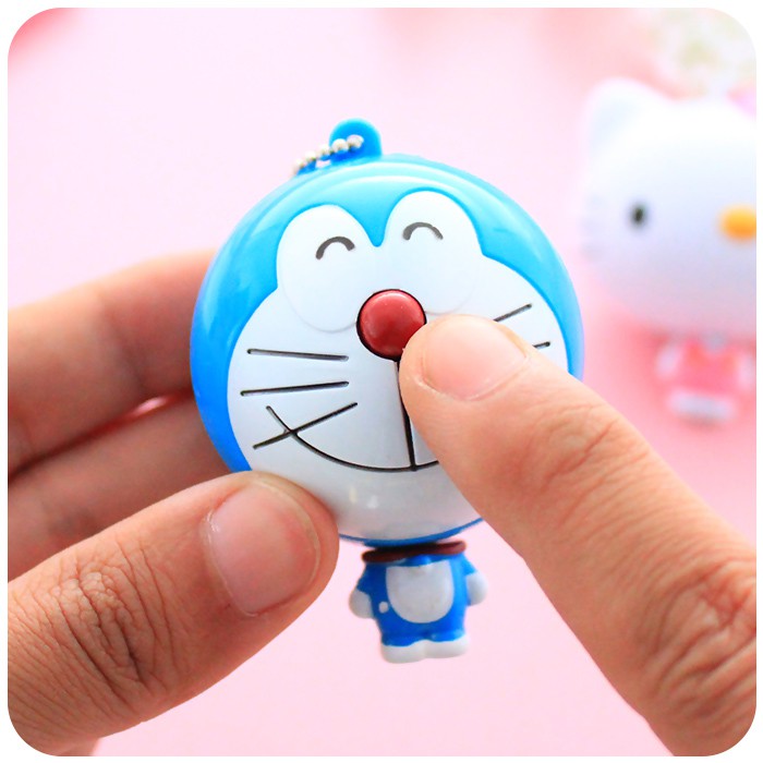 Thước dây kèm móc khóa hình Hello Kitty đáng yêu