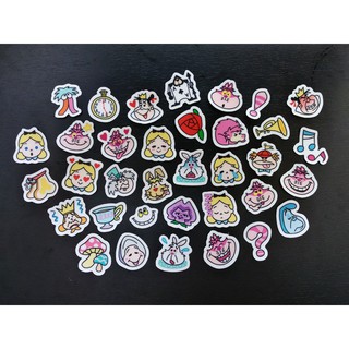Bộ 40 sticker hoạt hình Alice ở xứ sở diệu kỳ đáng yêu- LLD090 (Ảnh thật shop tự chụp)