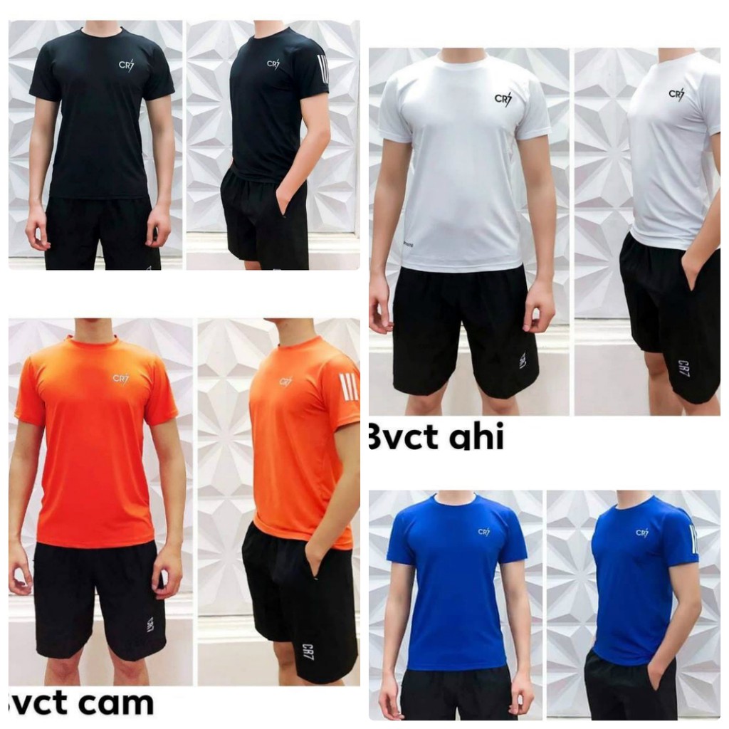 Bộ quần áo thể thảo nam phong cách CR7(Video+Ảnh thật)