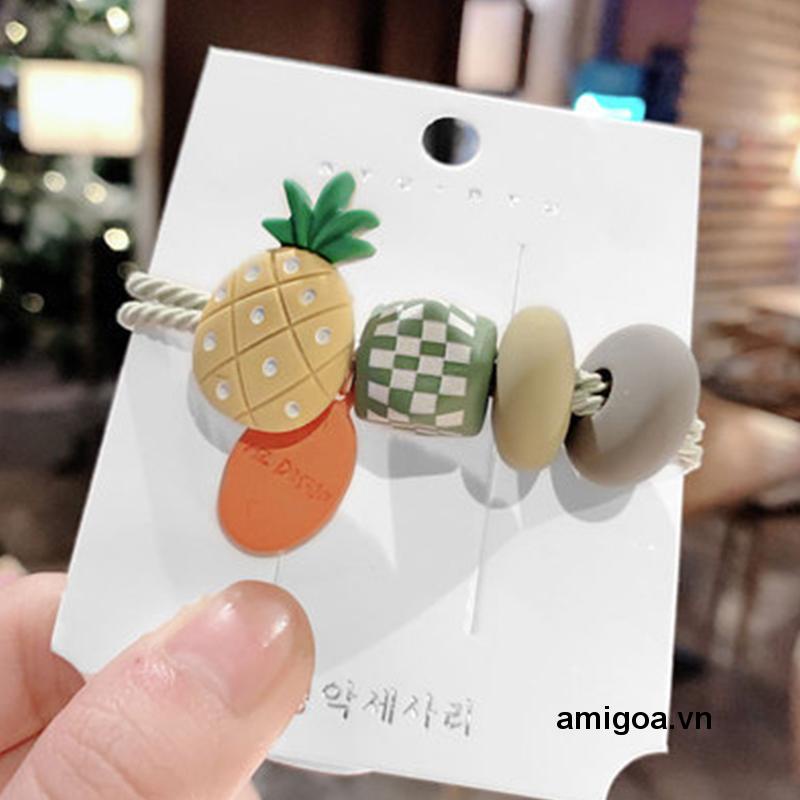 ✨✨Dây buộc tóc trang trí trái cây phong cách Hàn Quốc đáng yêu thời trang dành cho nữ