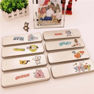 [CÓ SẴN] Hộp bút sắt BT21