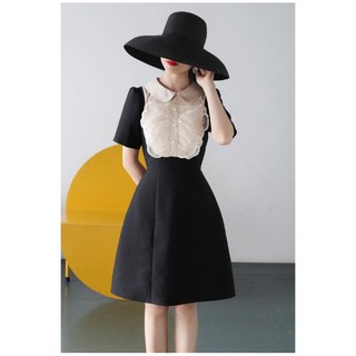 Đầm ren phối bèo dáng a
