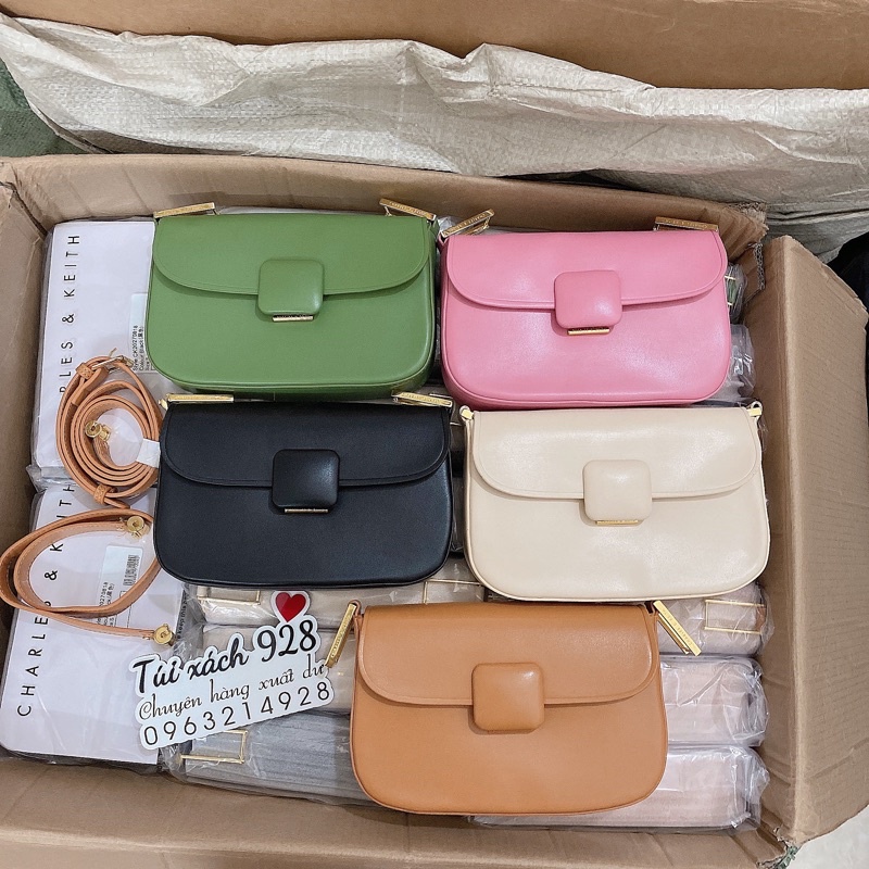 (Mới 2022) Túi CK dáng bầu nhiều màu size 22cm