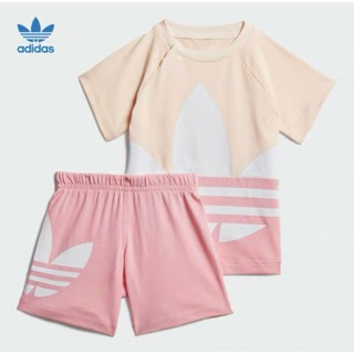 Bộ quần áo adidas hồng cho bé gái ảnh thật size to
