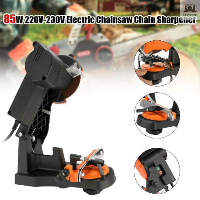 MÁY DŨA XÍCH CƯA BẰNG ĐÁ MÀI, MÁY DŨA XÍCH BÀN Electric chainsaw sharpener - thắng máy cưa xích