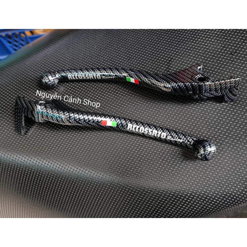 Tay thắng xe SH 125-150-350 carbon