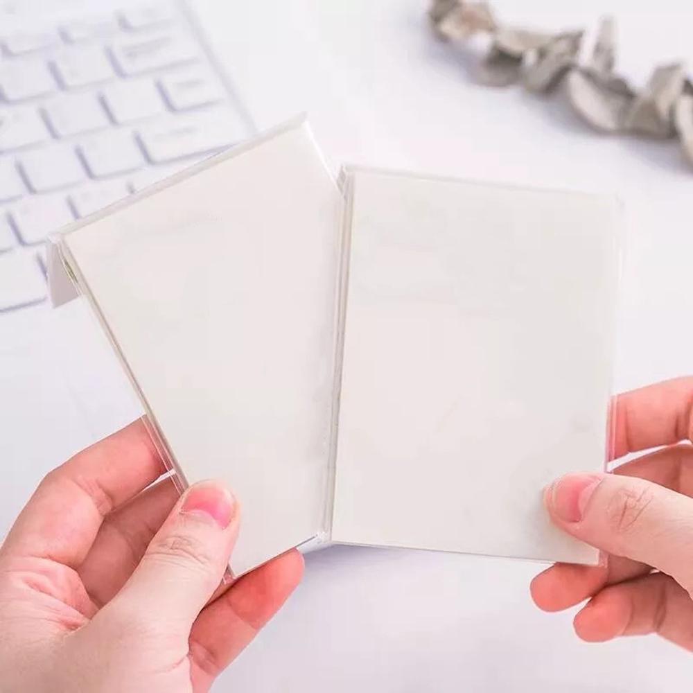 Set 50 Tờ Giấy Ghi Chú Trong Suốt Chống Thấm Nước Tiện Lợi