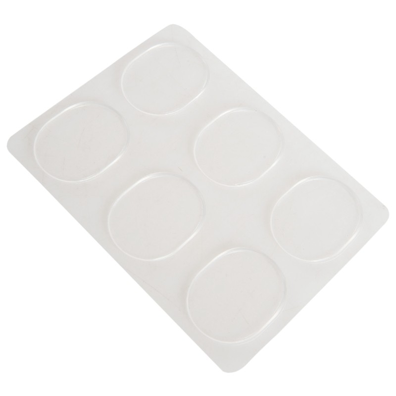 6pcs/set Pad Damper Gel Pads Snare Tom Drum Muffler Mute Transparent Percussion Instrument Accessori