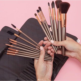 Bộ makeup chuyên nghiệp 15 cọ BHCosmetics 15 Piece Rose Gold Make Up Brush Set