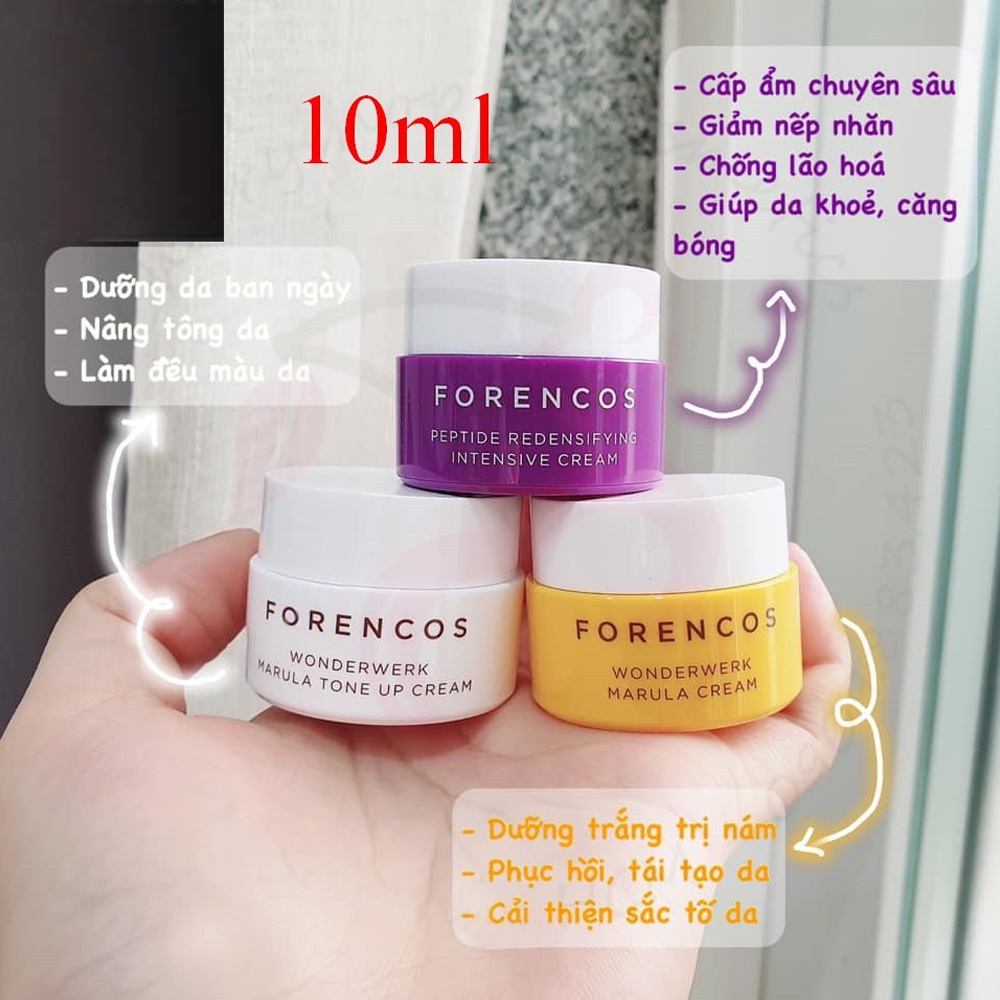 Kem dưỡng trắng da Forencos mini 10ml chính hãng Hàn Quốc