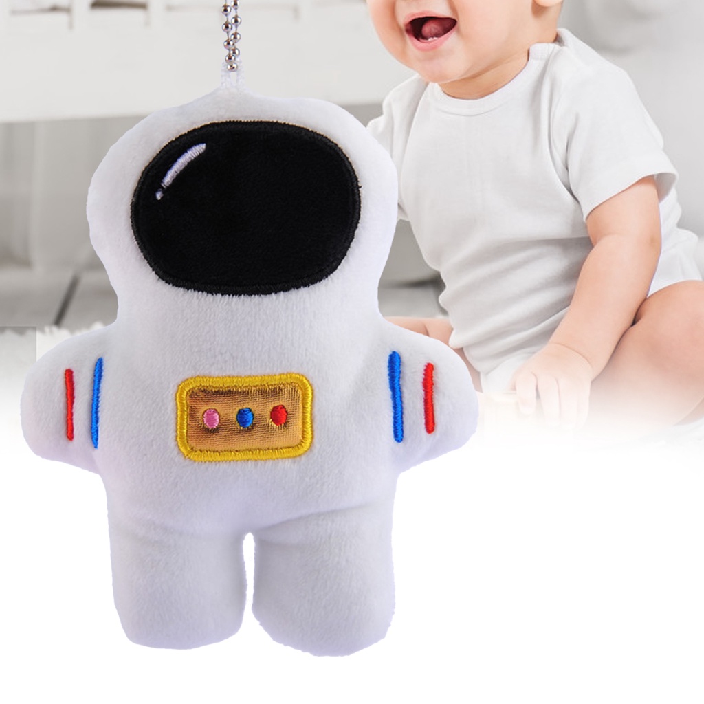 Mặt móc khóa hình phi hành gia nhồi bông đáng yêu