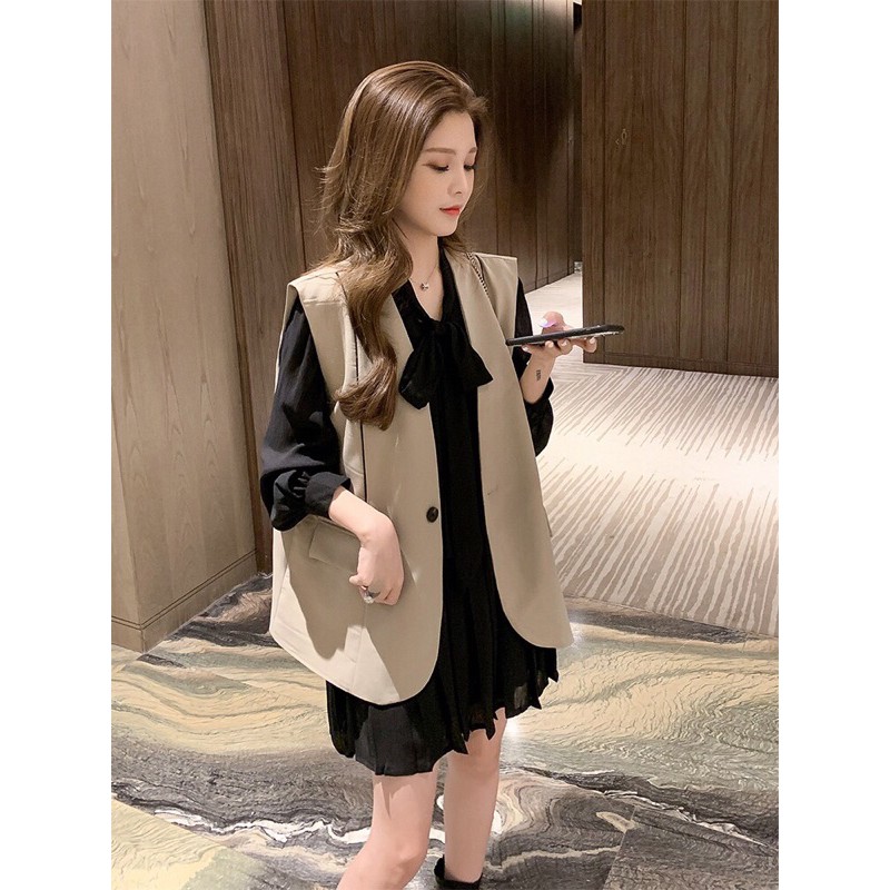 Set váy kèm gile ảnh thật
