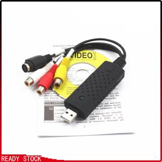Usb 2.0 video audio vhs to dvd converter capture card adapter