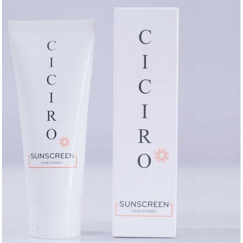 Kem chống nắng CICIRO Hàn Quốc SPF50 +++ , chống tia UV, ngăn ngừa lão hóa thích hợp mọi loại da.