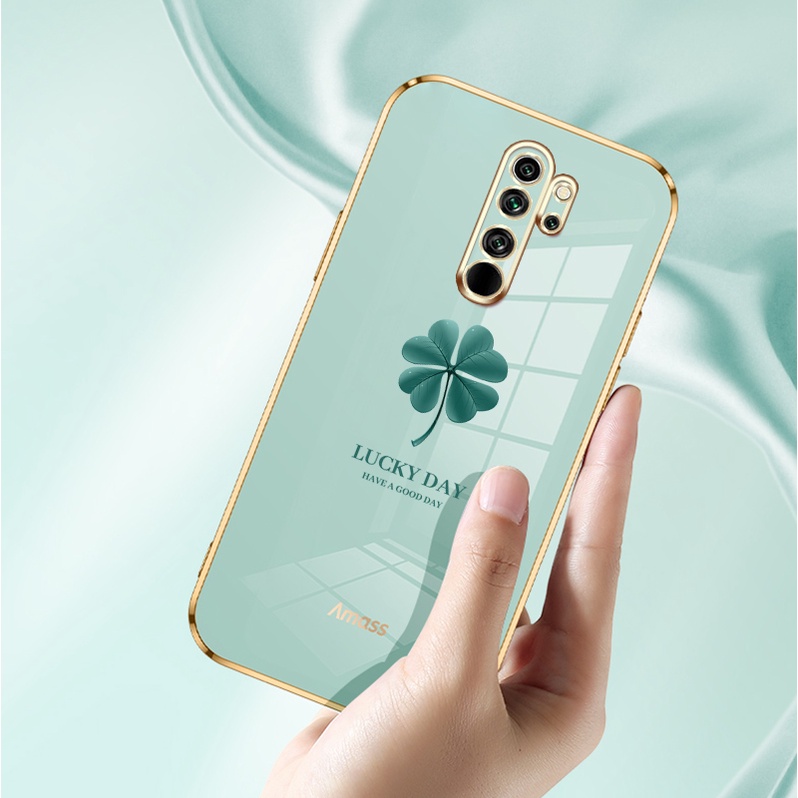 Ốp Điện Thoại Silicon Mạ Viền Đơn Giản Sang Trọng Cho Xiaomi Redmi Note 8 2021 Note 8 Pro