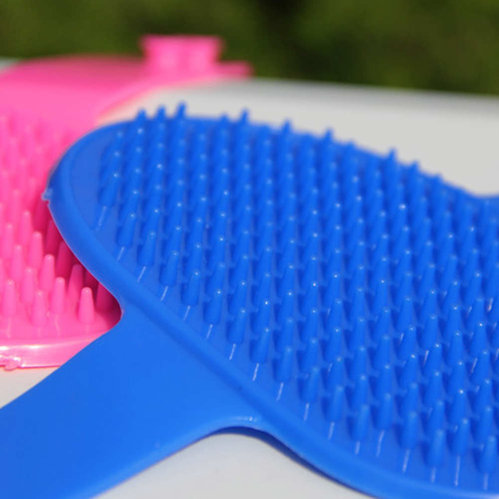 Bàn chải cao su chải lông cho thú cưng tiện dụng